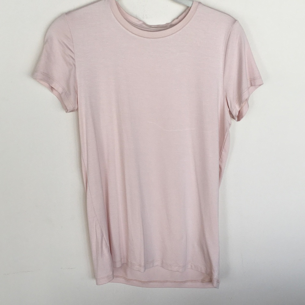 NWOT Light Pink Crew Neck Tee
